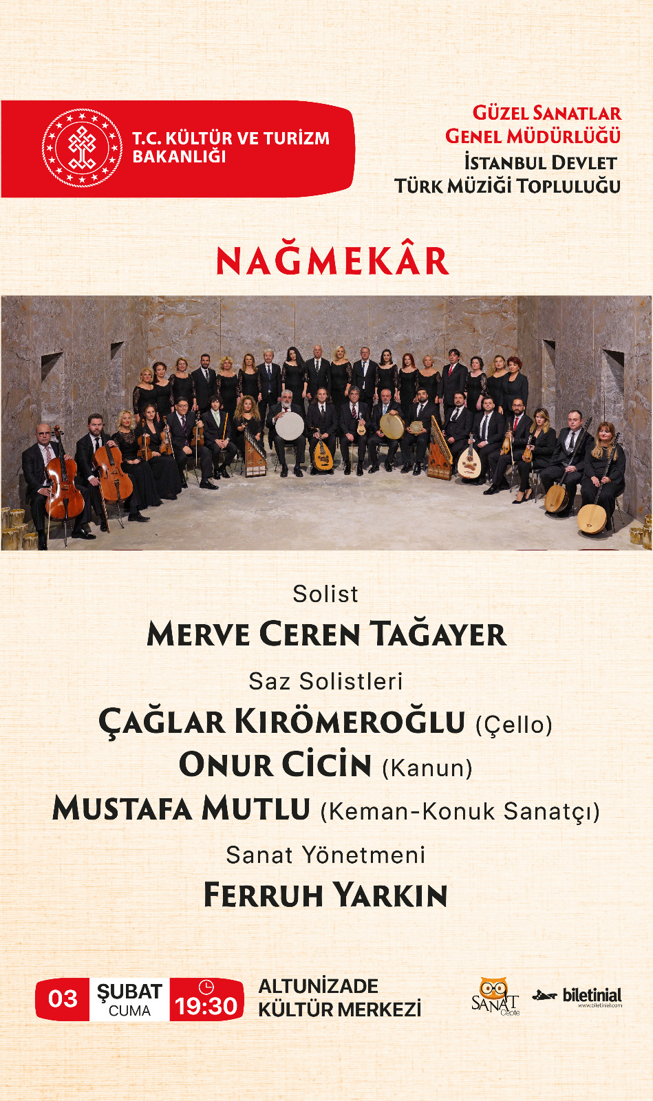 İstanbul Devlet Türk Müziği Topluluğu Konseri